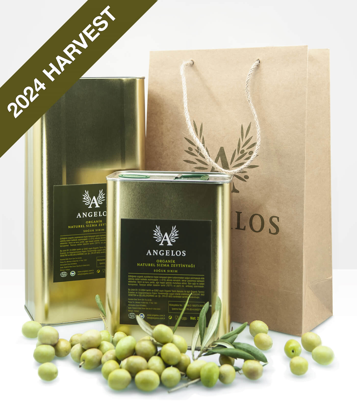 2024 Harvest! Organic Extra Virgin Olive Oils (Envero)